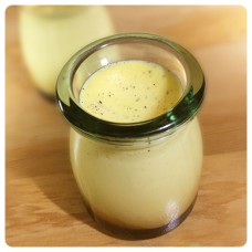 焦糖香草籽布丁